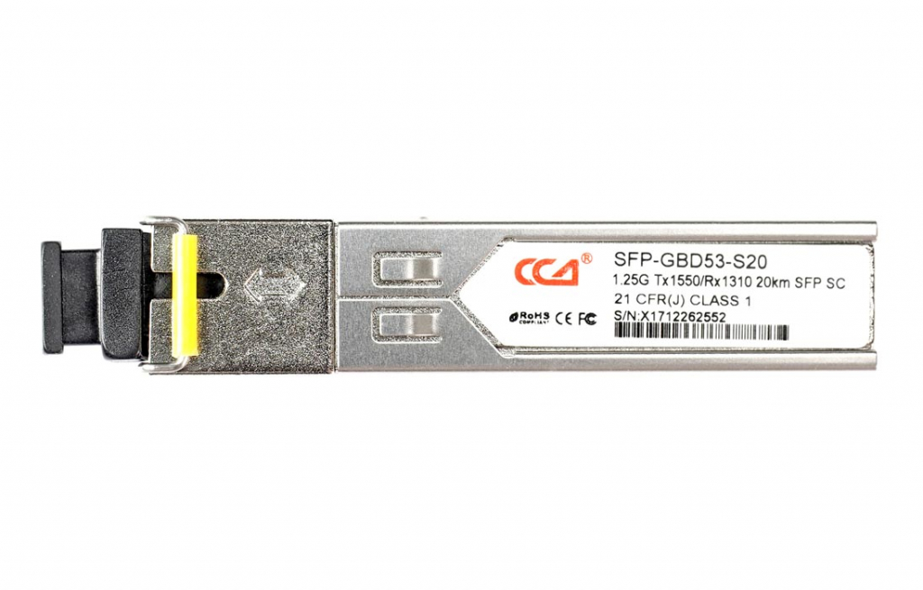 SFP 1.25G Tx1550/Rx1310 20km SC SFP 1.25G Tx1550/Rx1310 20km SC