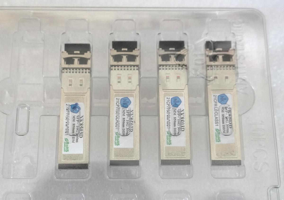 Модуль оптический SFP+10G 850nm, дальность до 300м Модуль оптический SFP+10G 850nm, дальность до 300м
